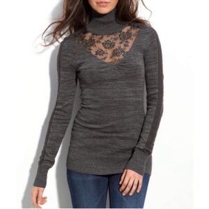 Lace Free People Turtleneck